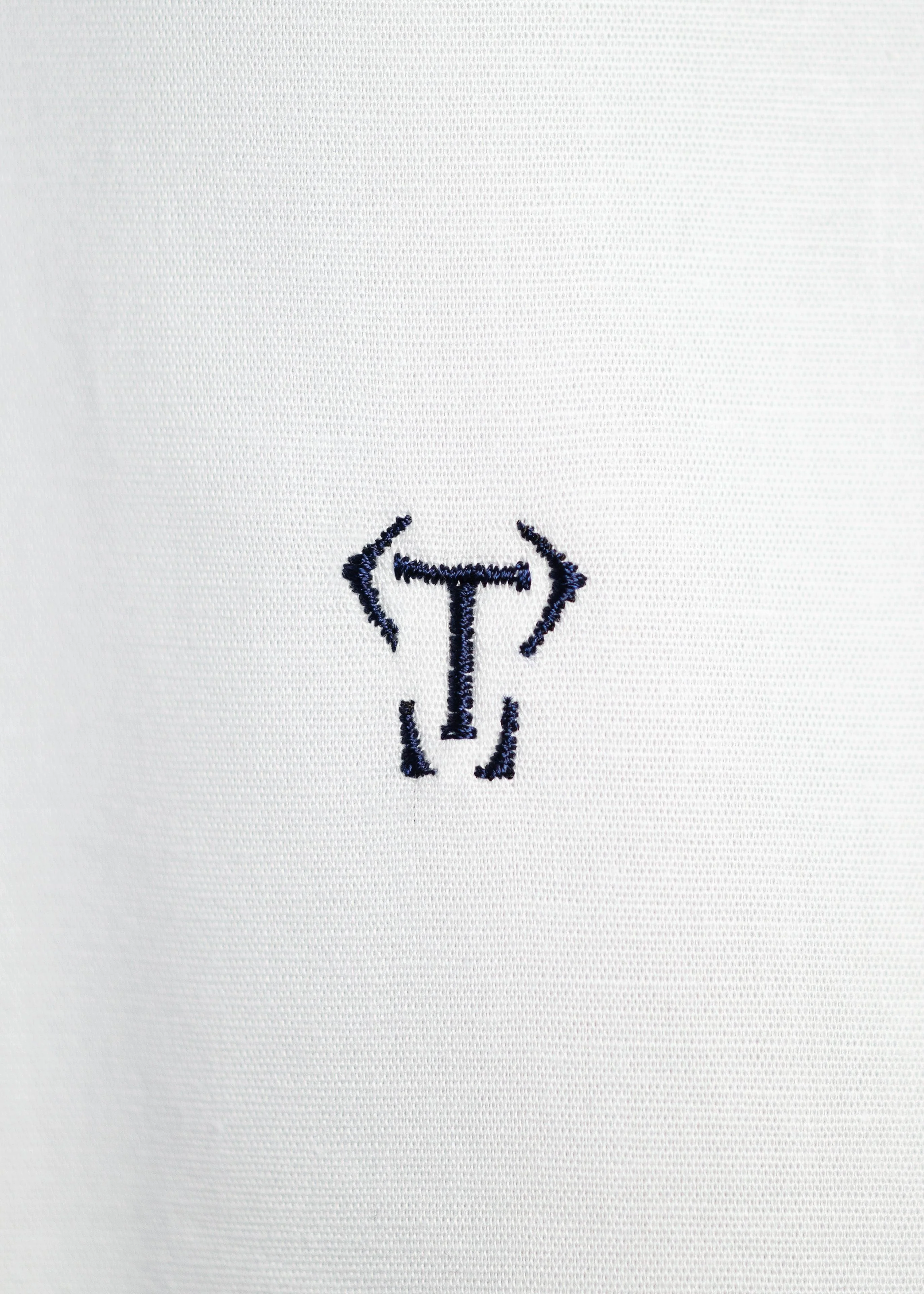 White Short Sleeve Tapered Fit Bodybuilder Shirt - Image 4
